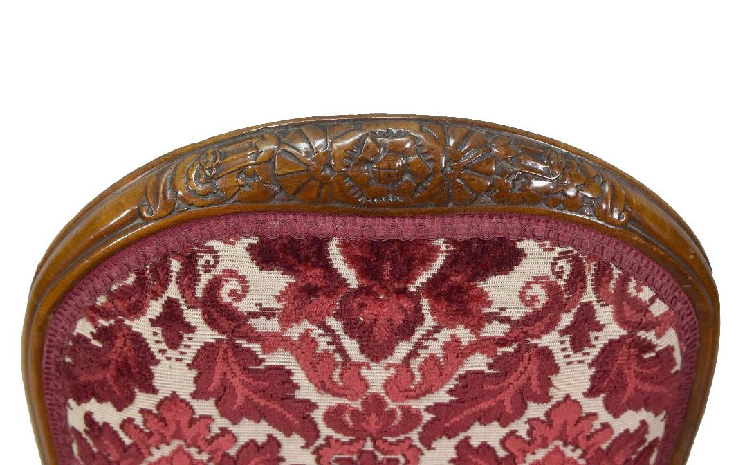 Paire de chaises en acajou par Paul Follot-photo-4