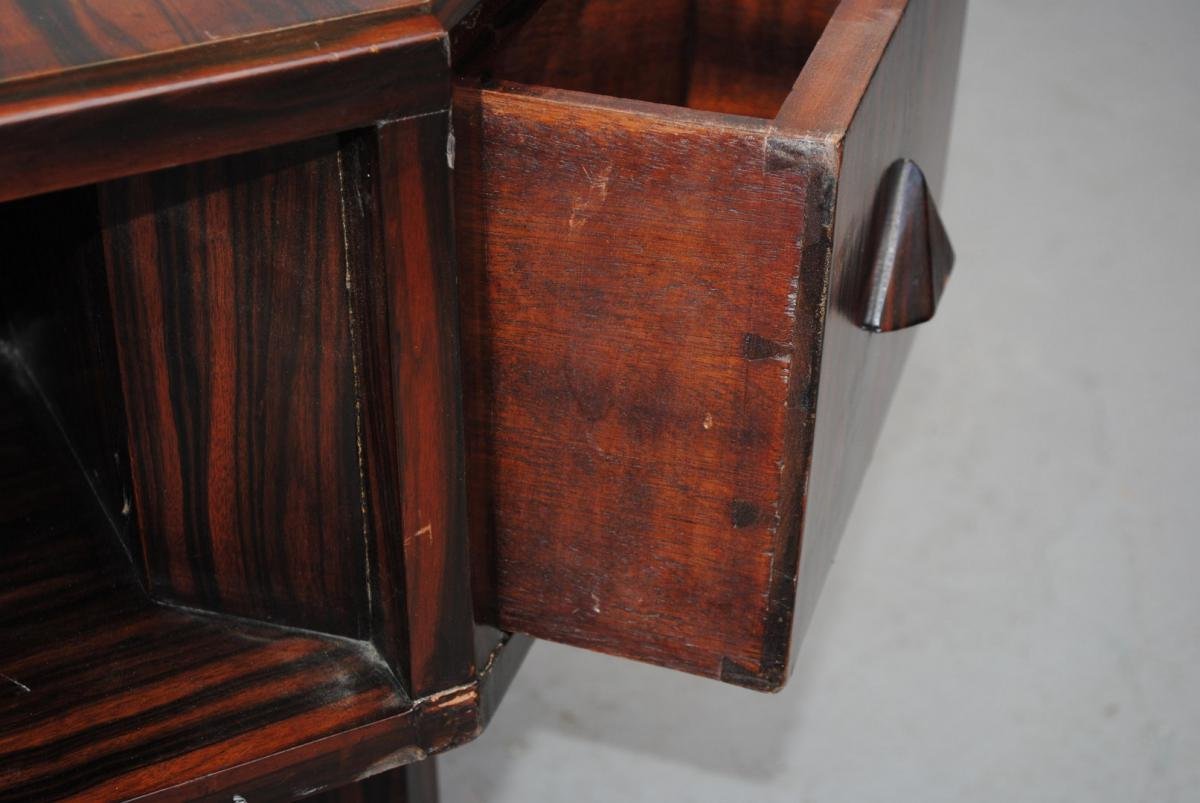1930's Art Deco Coffee Table In Macassar-photo-2