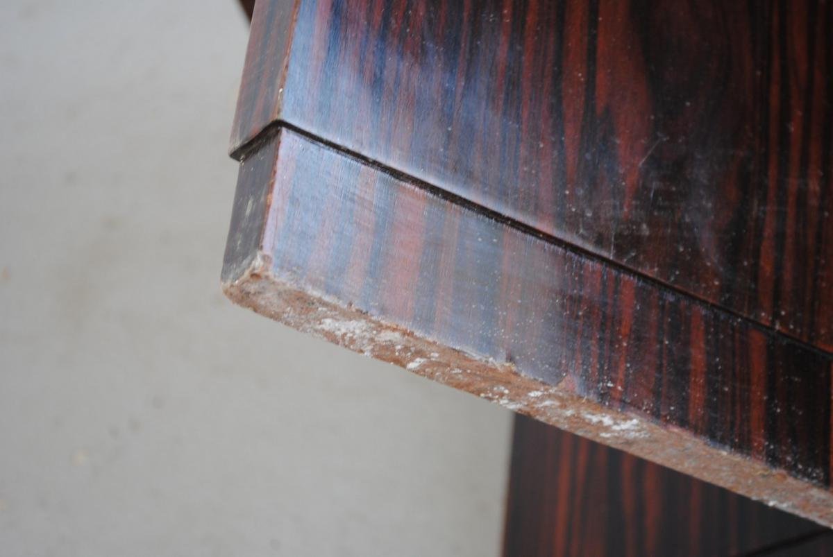 1930's Art Deco Coffee Table In Macassar-photo-6