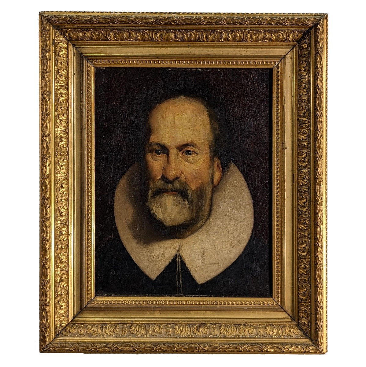 Portrait Of César Collé By Maurice Bompard 19th Century