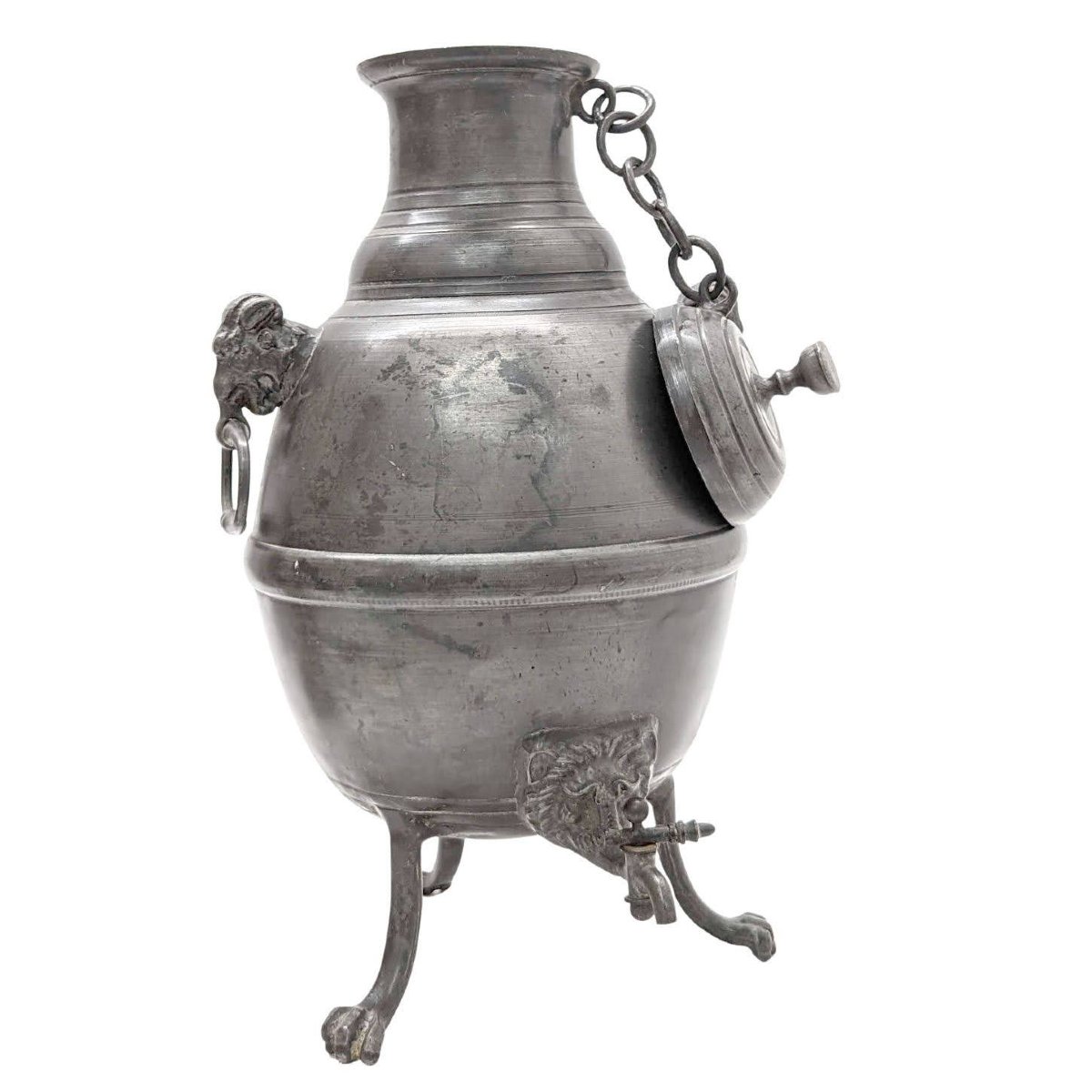 18th Century Pewter Teapot-photo-4