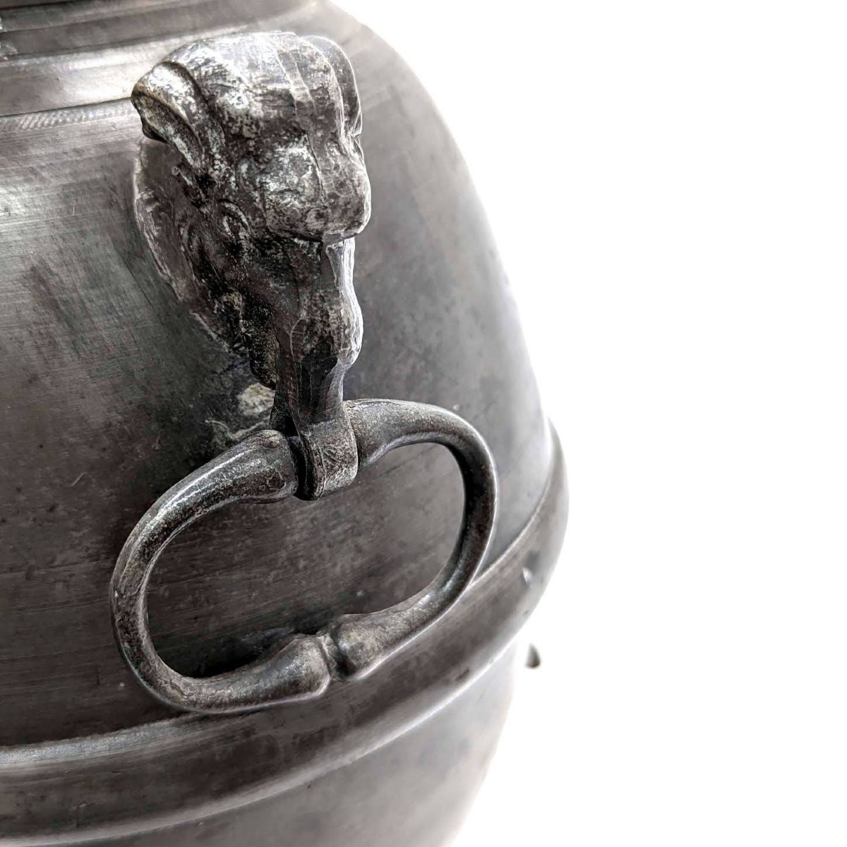 18th Century Pewter Teapot-photo-1