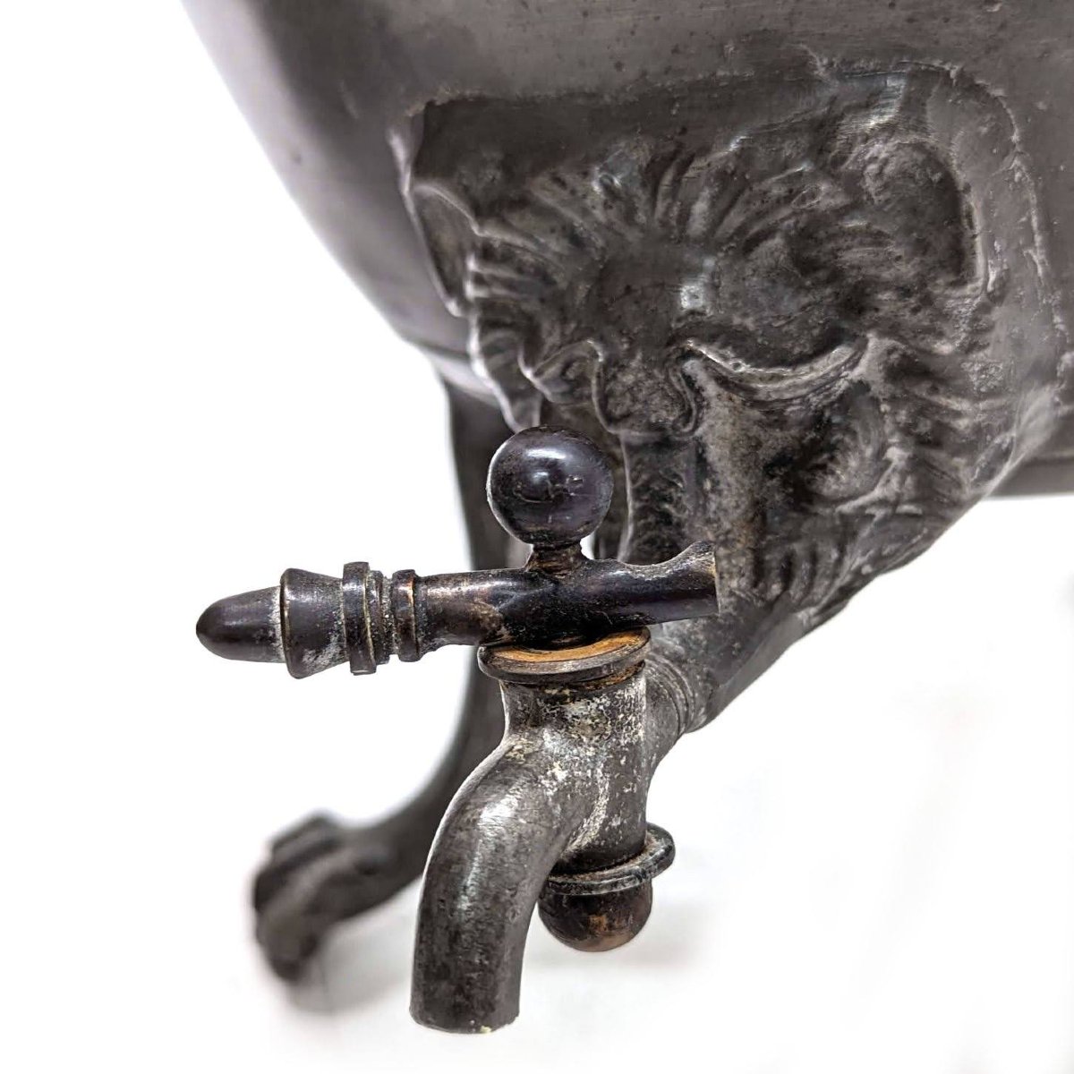18th Century Pewter Teapot-photo-3