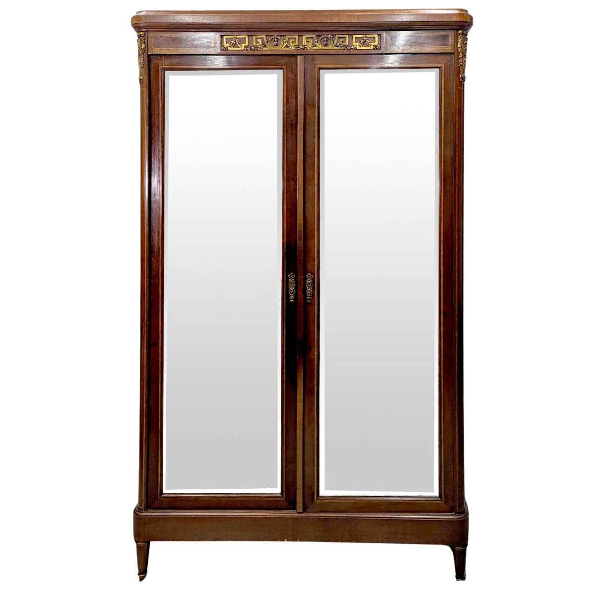 Napoleon III Inlaid Mirror Cabinet 1900