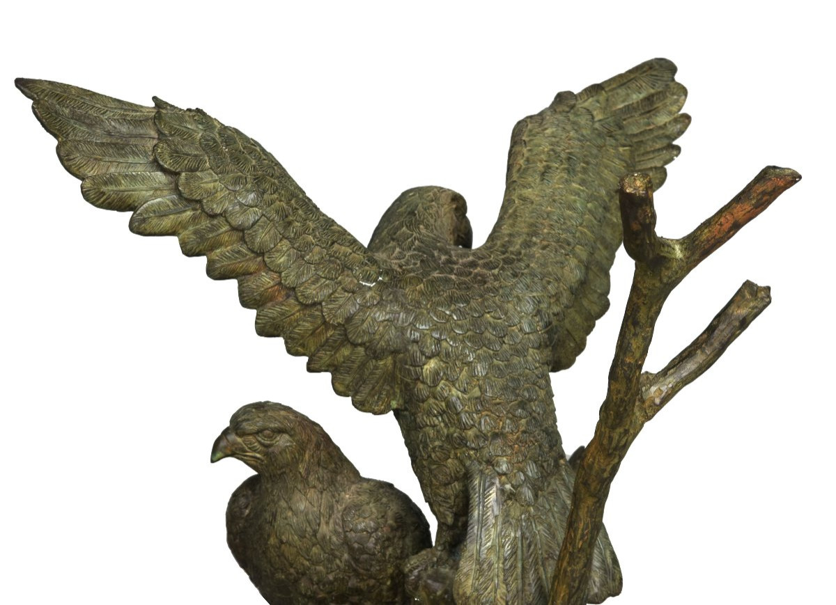 Middle Table With Bronze Eagles-photo-5