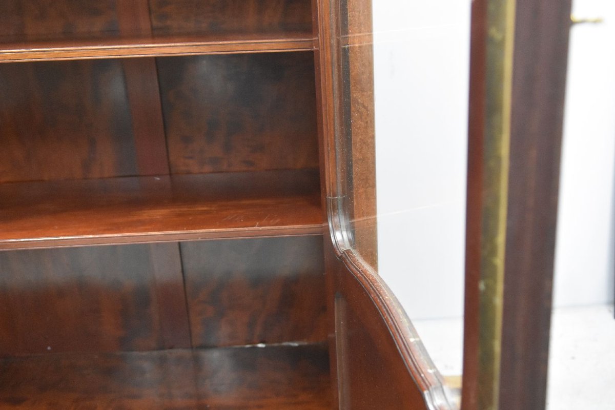 Transition Style Marquetry And Gilt Bronze Bookcase-photo-6