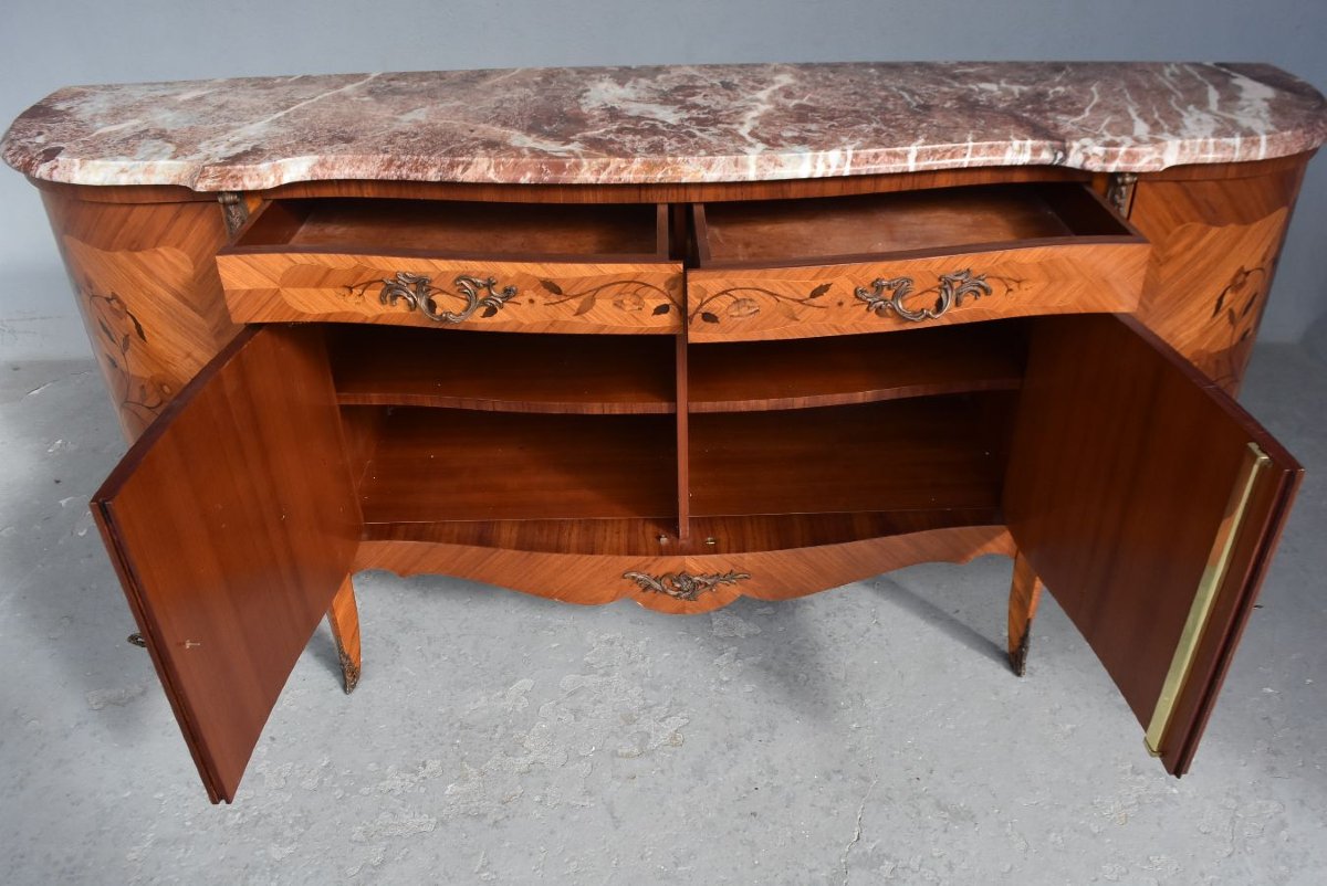 Louis XV Style Birch With Inlaid Door-photo-1