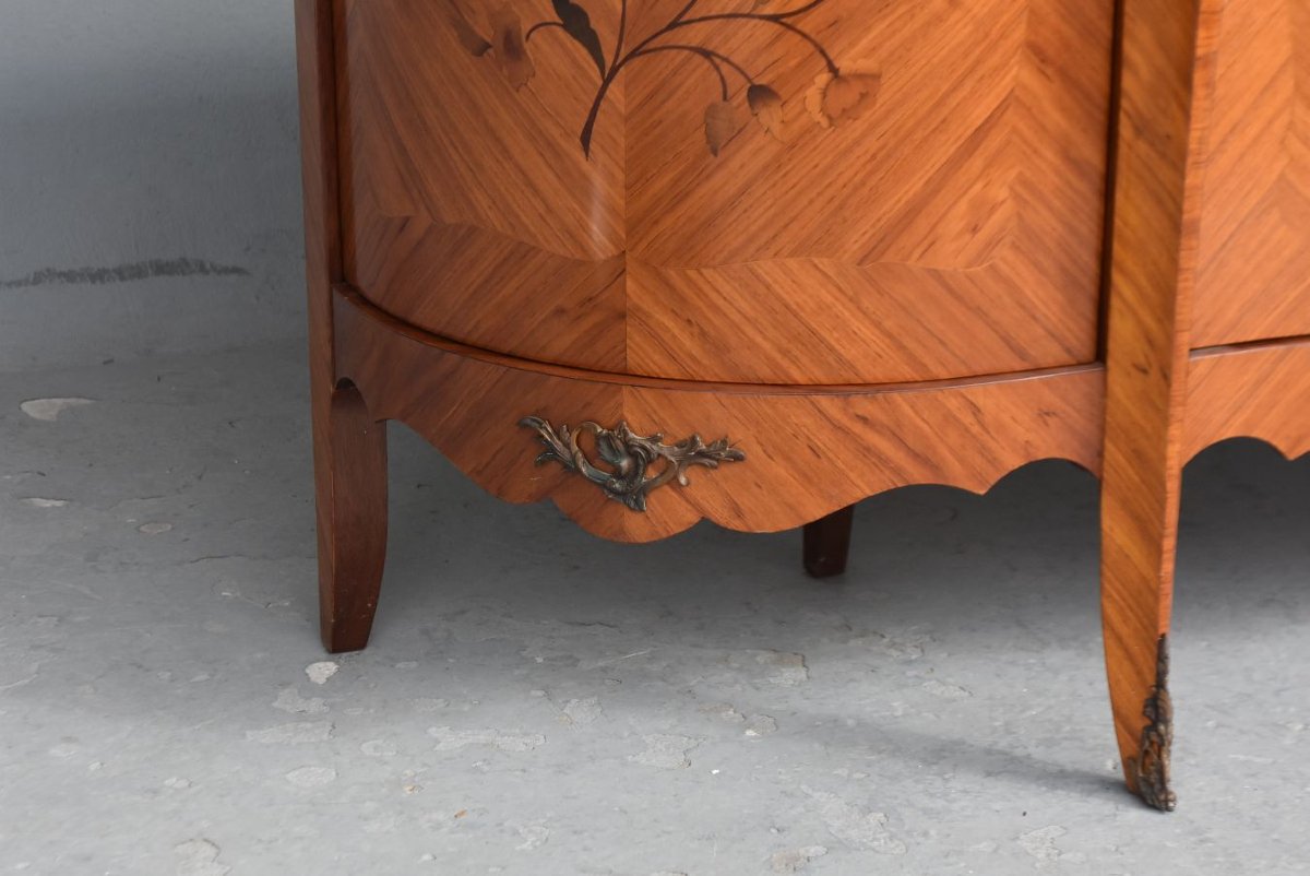 Louis XV Style Birch With Inlaid Door-photo-6