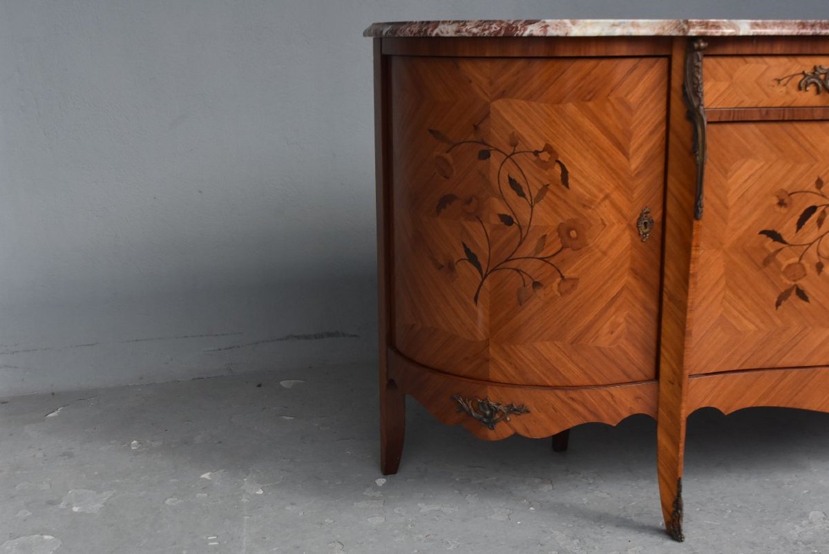Louis XV Style Birch With Inlaid Door-photo-7