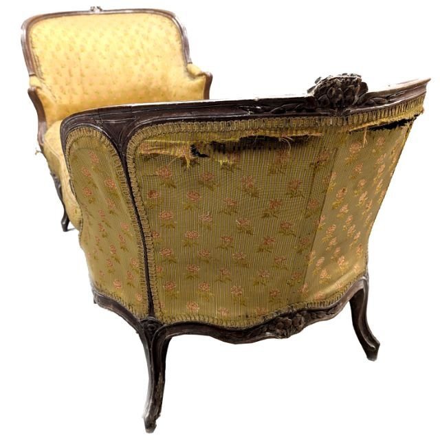 18th Century Duchesse Chaise Longue In Walnut-photo-4