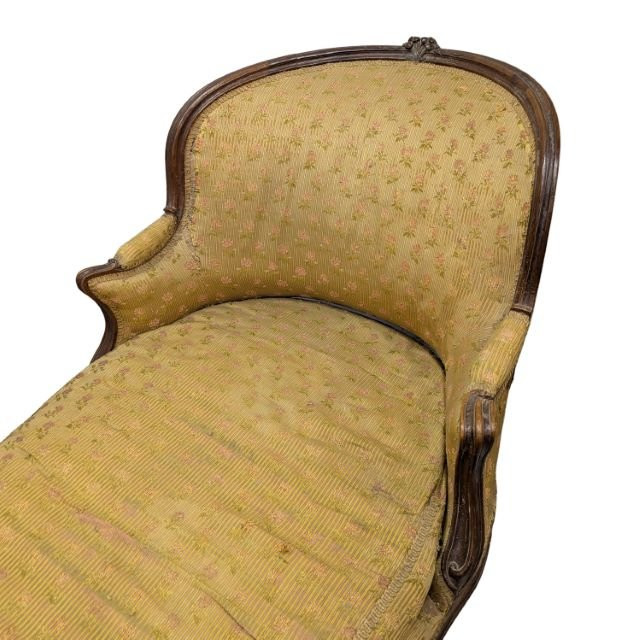 18th Century Duchesse Chaise Longue In Walnut-photo-6