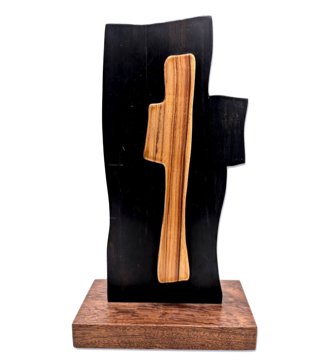 Croix en ébène et palissandre attribuée à A Noll