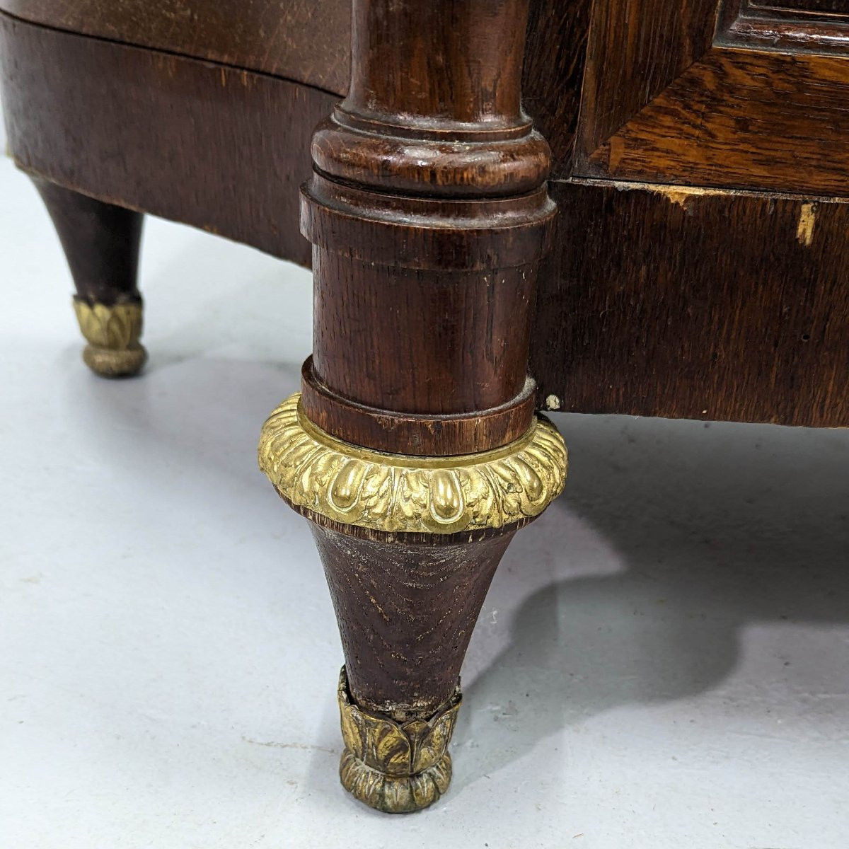 Bahut enfilade style Louis XVI en chêne vers 1900-photo-5