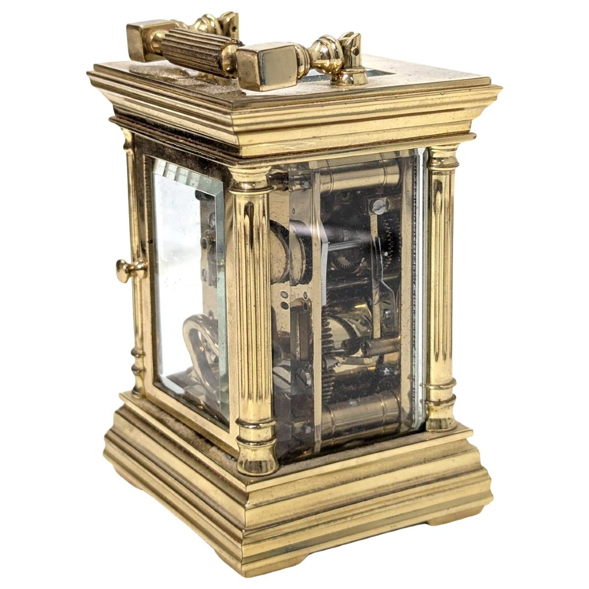 Bronze Travel Clock By l'épée-photo-2