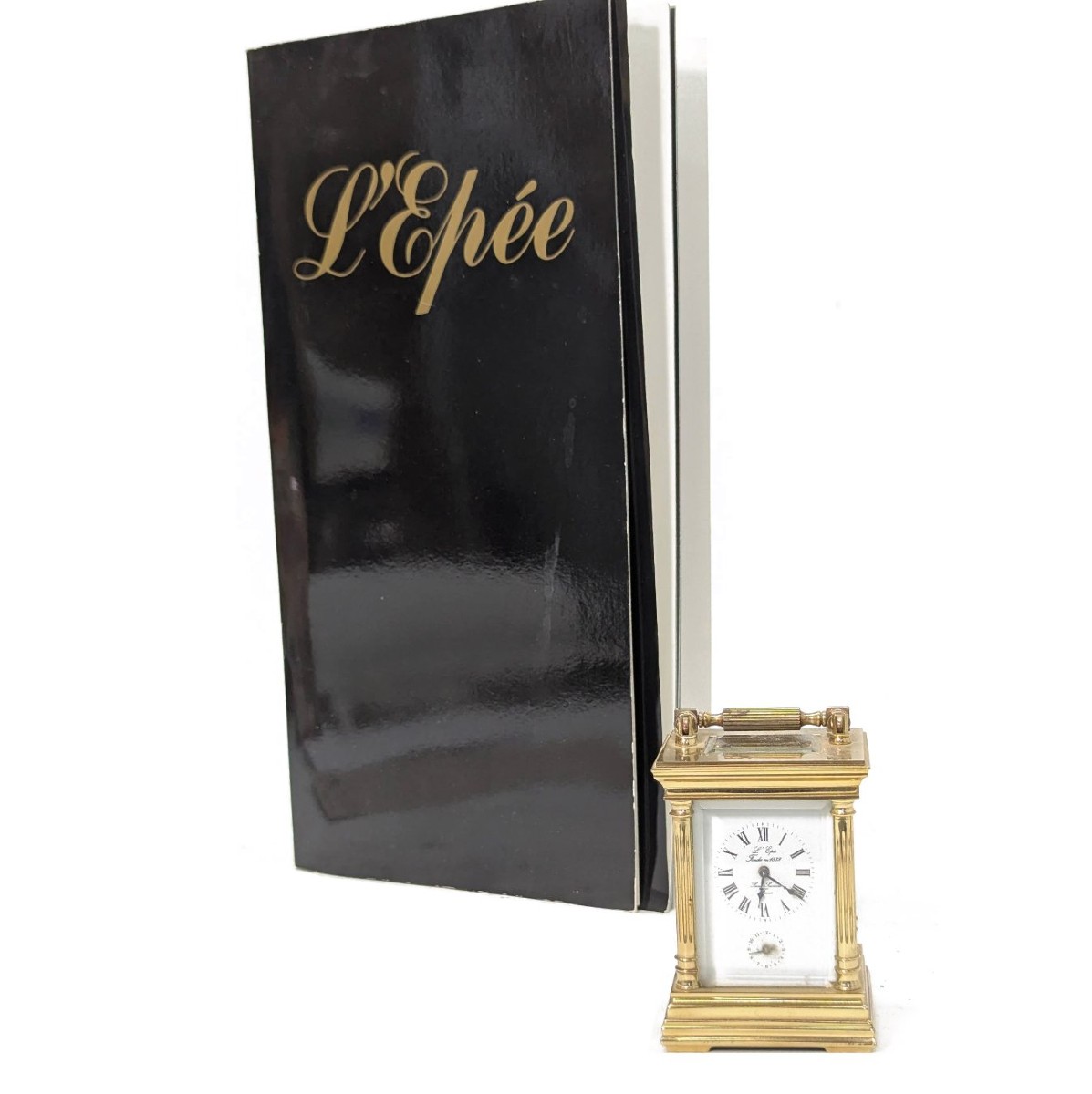 Bronze Travel Clock By l'épée
