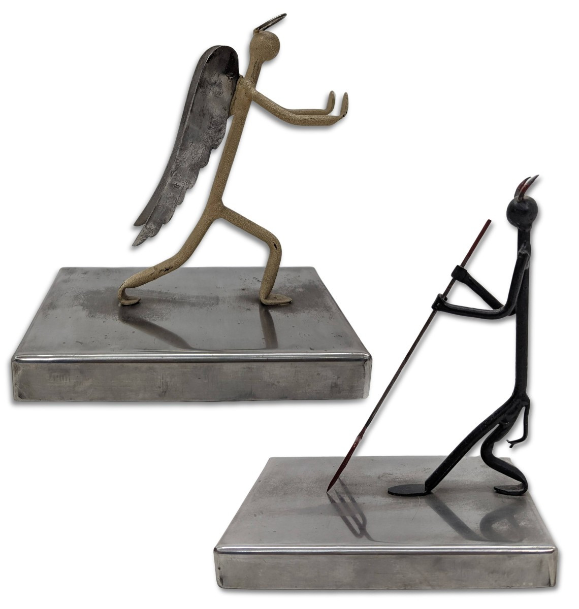 Pair Of Bookends The Saint And The Devil Clash