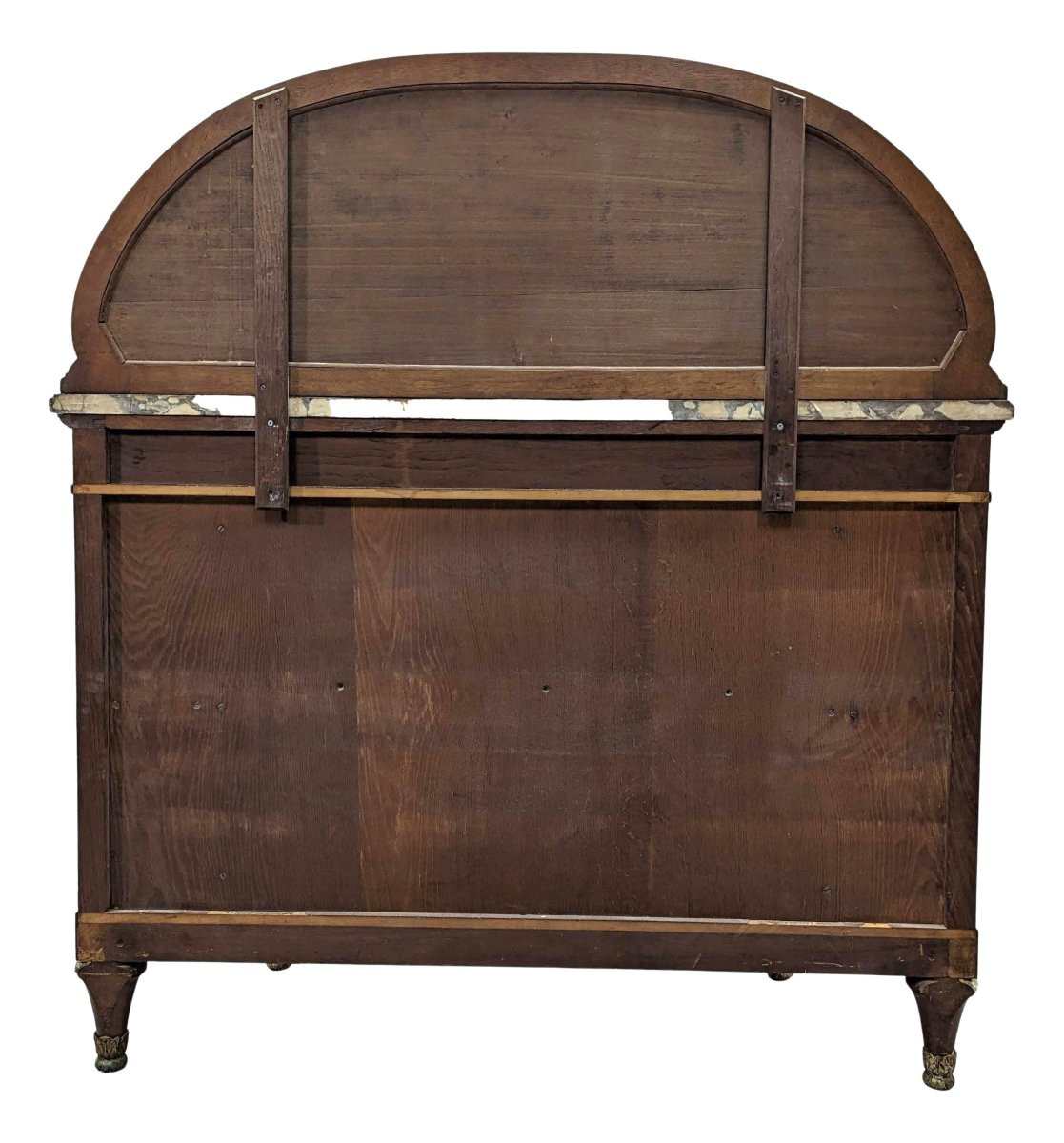 Louis XVI Style Oak Silver Chest Circa 1900-photo-8