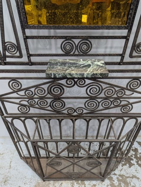 Wrought Iron Coat And Umbrella Stands 1930-photo-1