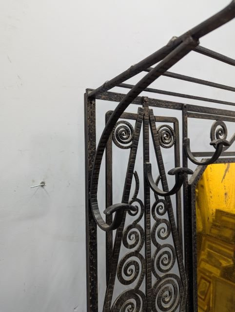 Wrought Iron Coat And Umbrella Stands 1930-photo-3