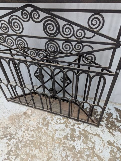 Wrought Iron Coat And Umbrella Stands 1930-photo-7