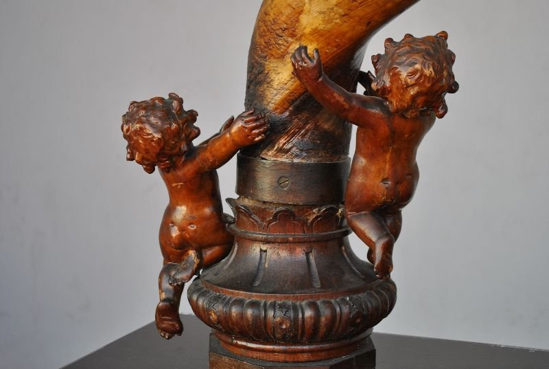 Sculptures aux bébés époque XIXème (paire)-photo-8