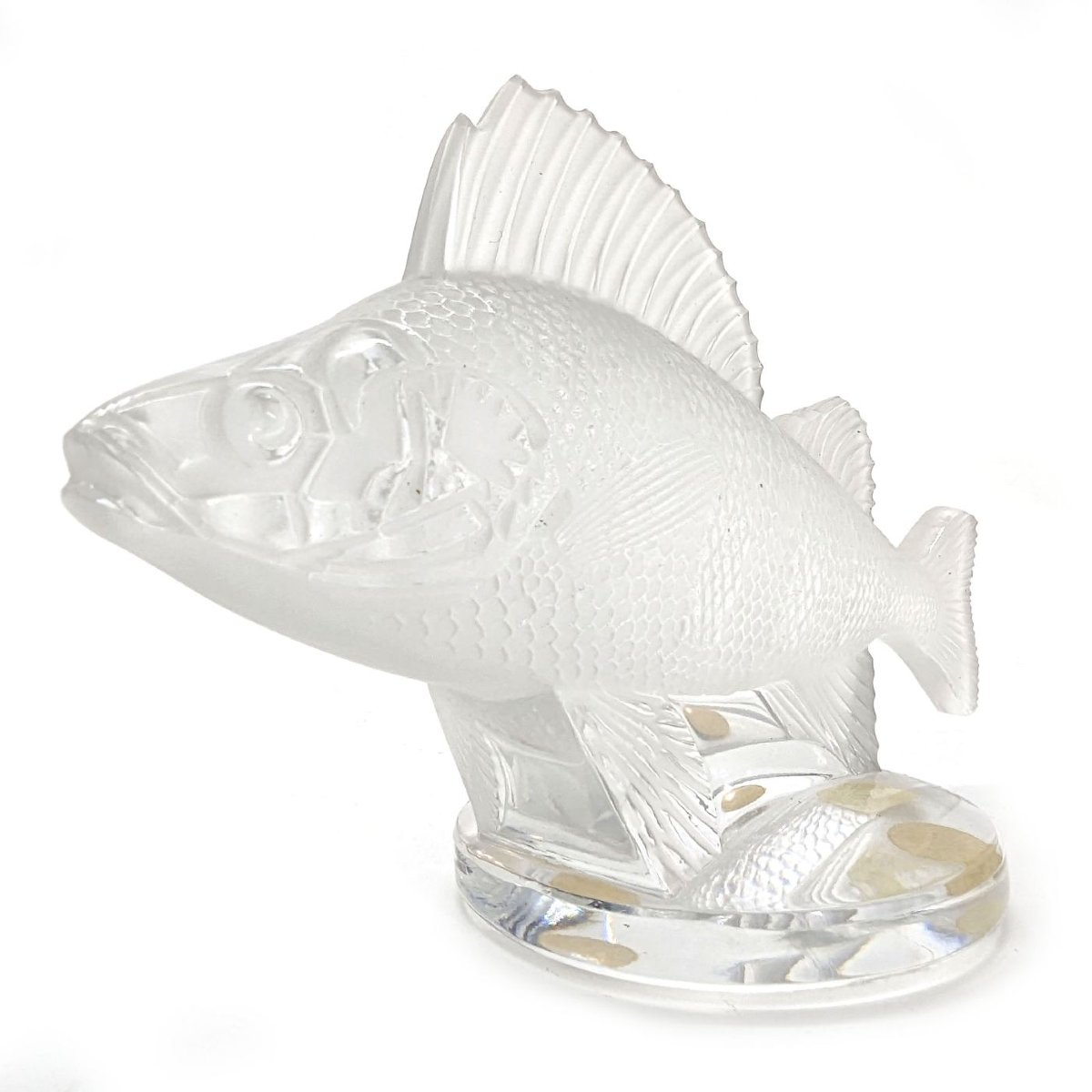 Lalique® France La Perche Frosted Glass Statuette-photo-4