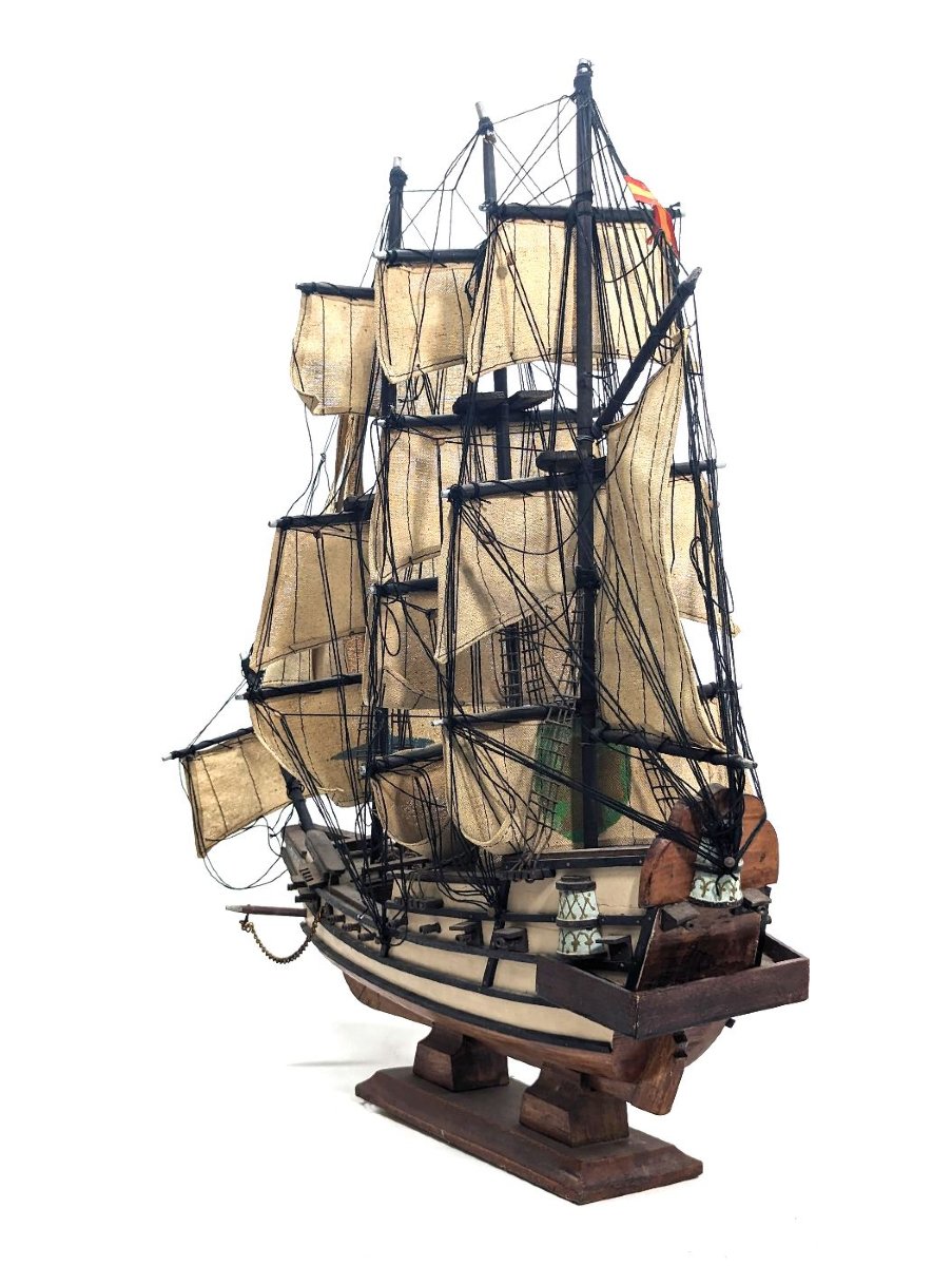 Maquette de bateau 3 mat La Licorne-photo-3