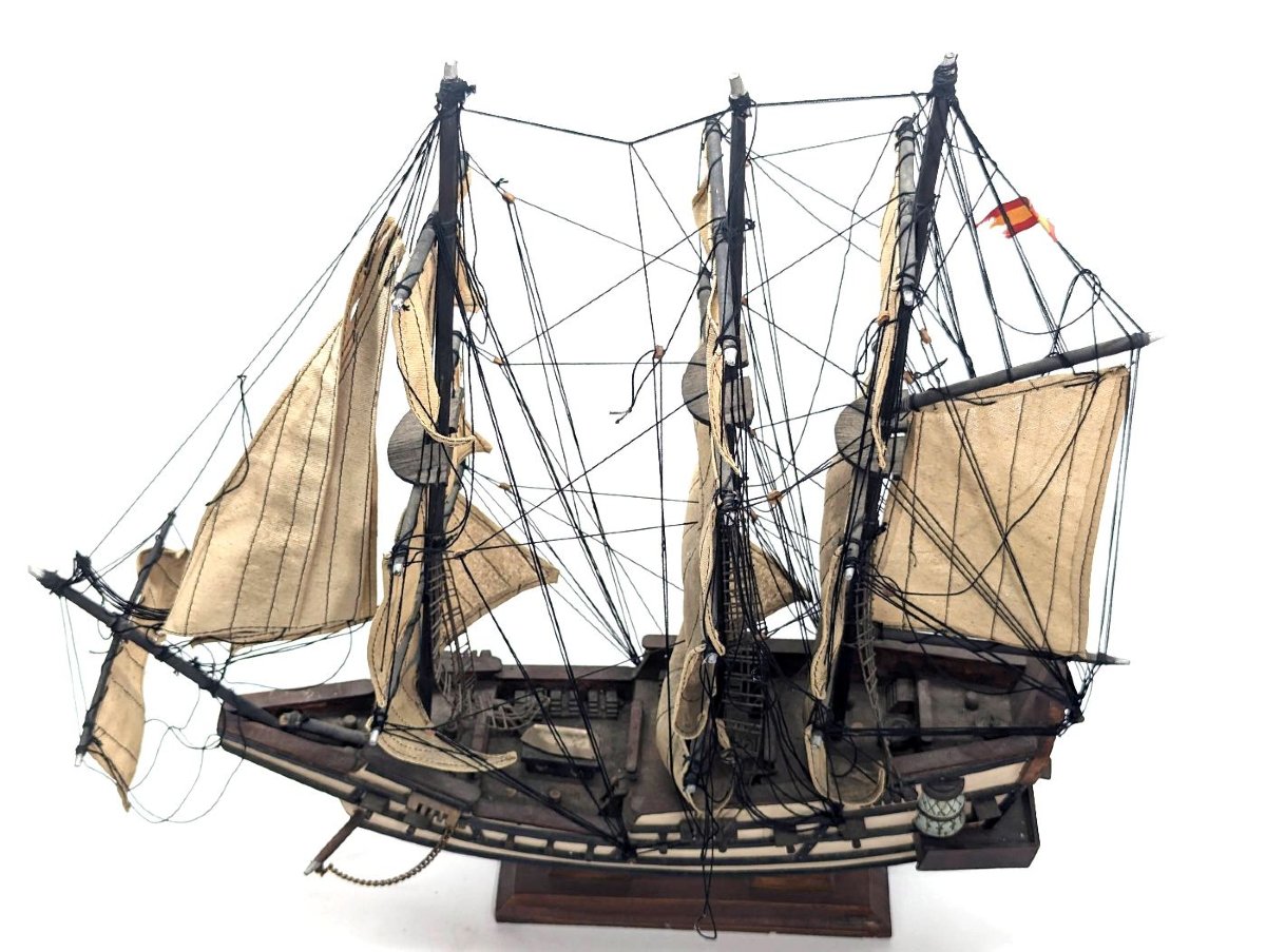 Maquette de bateau 3 mat La Licorne-photo-5