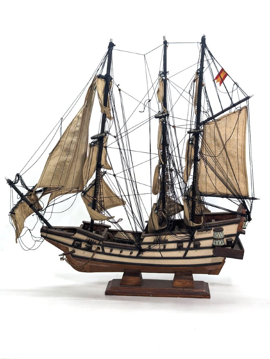 Maquette de bateau 3 mat La Licorne-photo-6