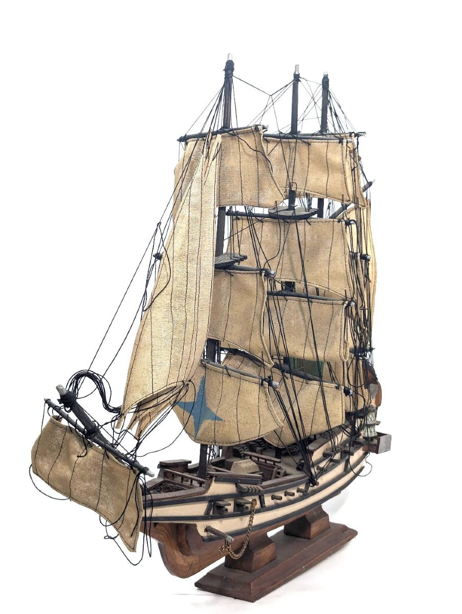 Maquette de bateau 3 mat La Licorne-photo-7
