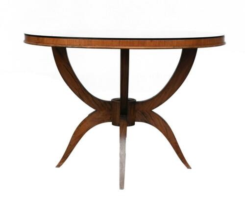 Guéridon époque 1930 de style Art déco placage de palissandre