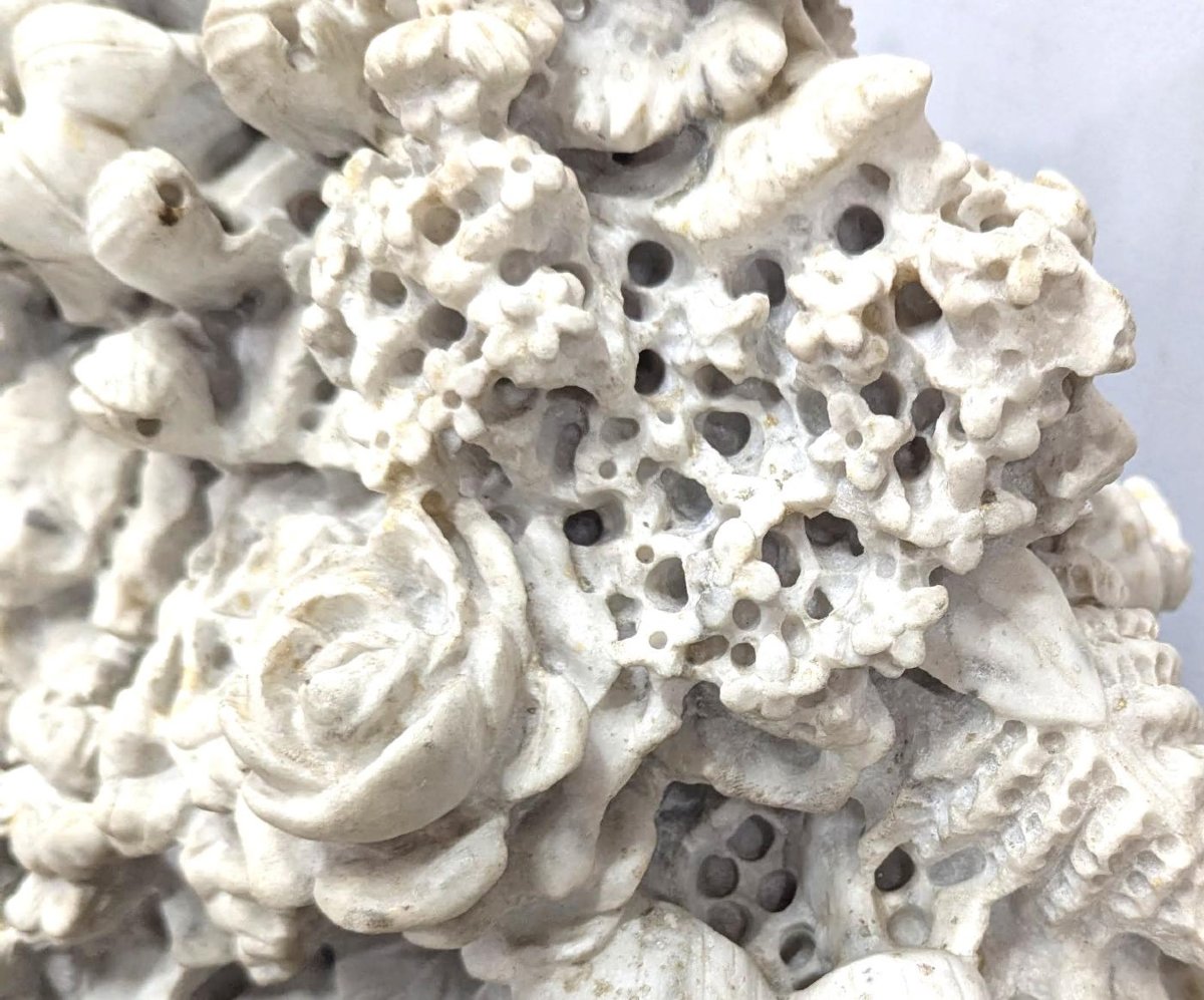 Carrara Marble Sculpture From The 19th Century-photo-2