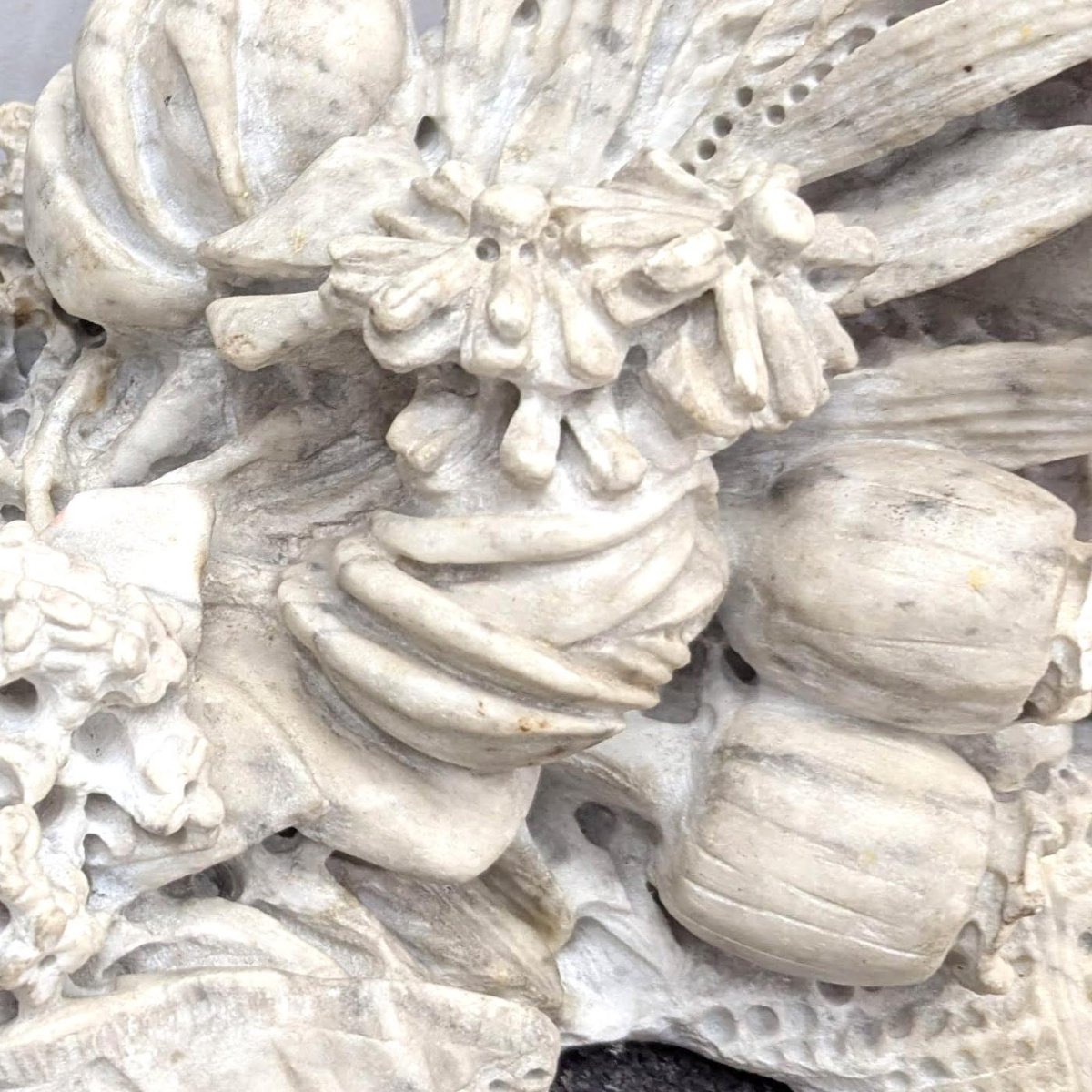 Carrara Marble Sculpture From The 19th Century-photo-3