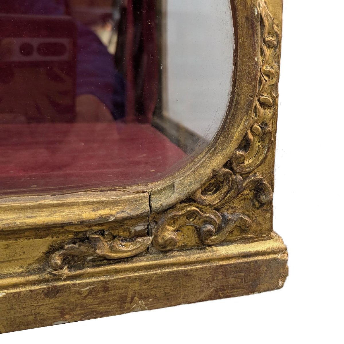 Display Case For Religious Objects, Gilded Wood, 19th Century-photo-1
