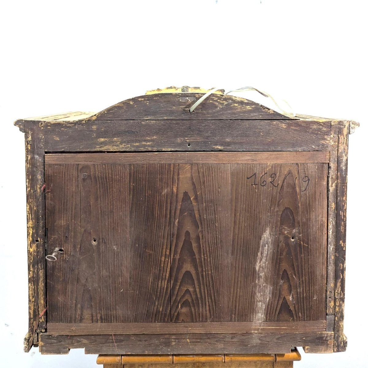 Display Case For Religious Objects, Gilded Wood, 19th Century-photo-5