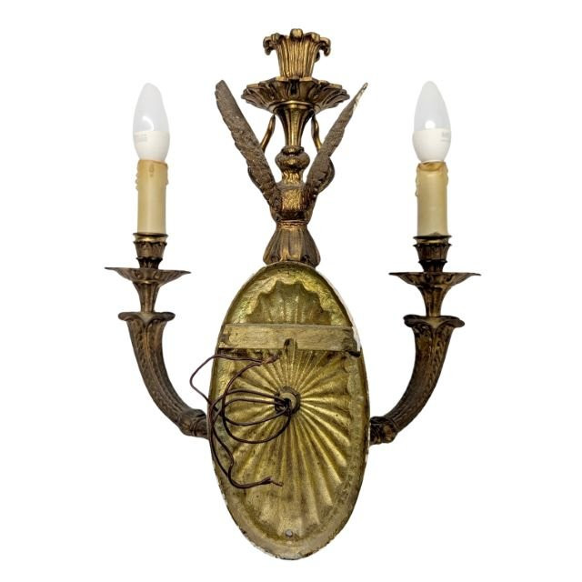 Pair Of Ormolu Sconces With Renown Names-photo-4