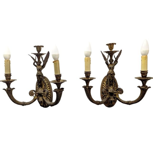 Pair Of Ormolu Sconces With Renown Names