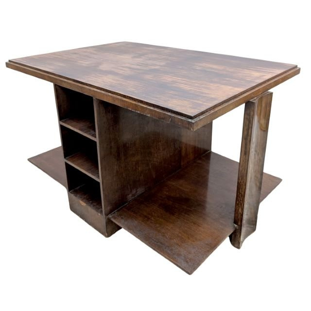 Table basse art déco Art déco 1930 en palissandre-photo-2