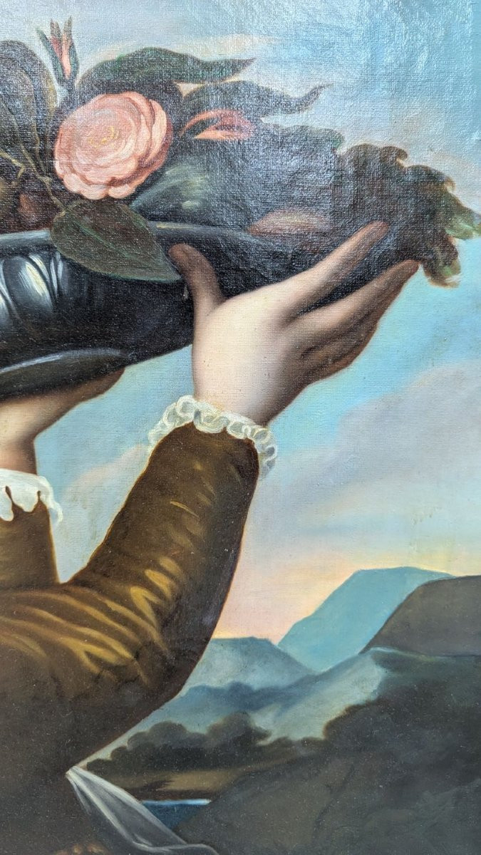 Old Painting - Oil On Canvas : -photo-3