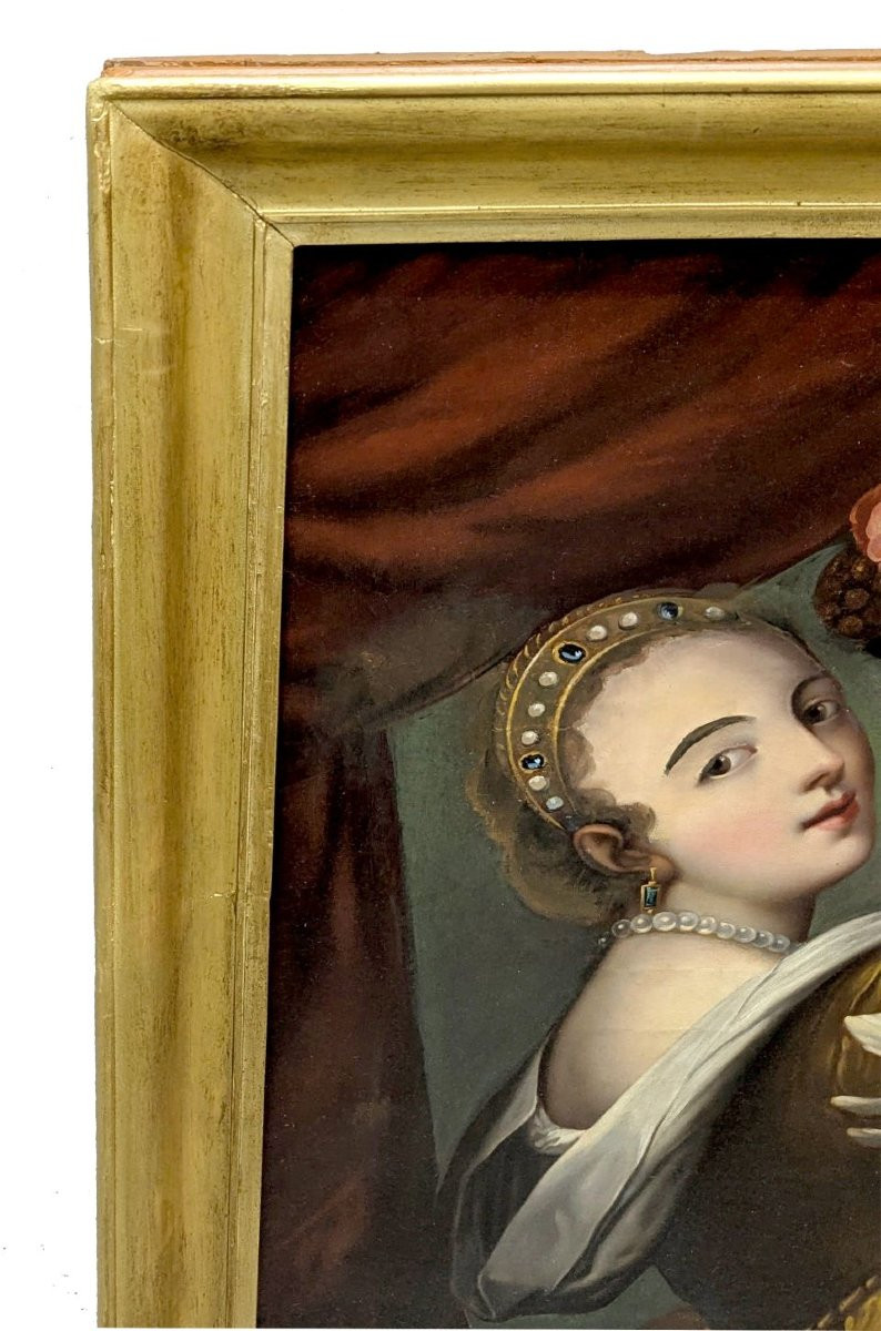 Old Painting - Oil On Canvas : -photo-3