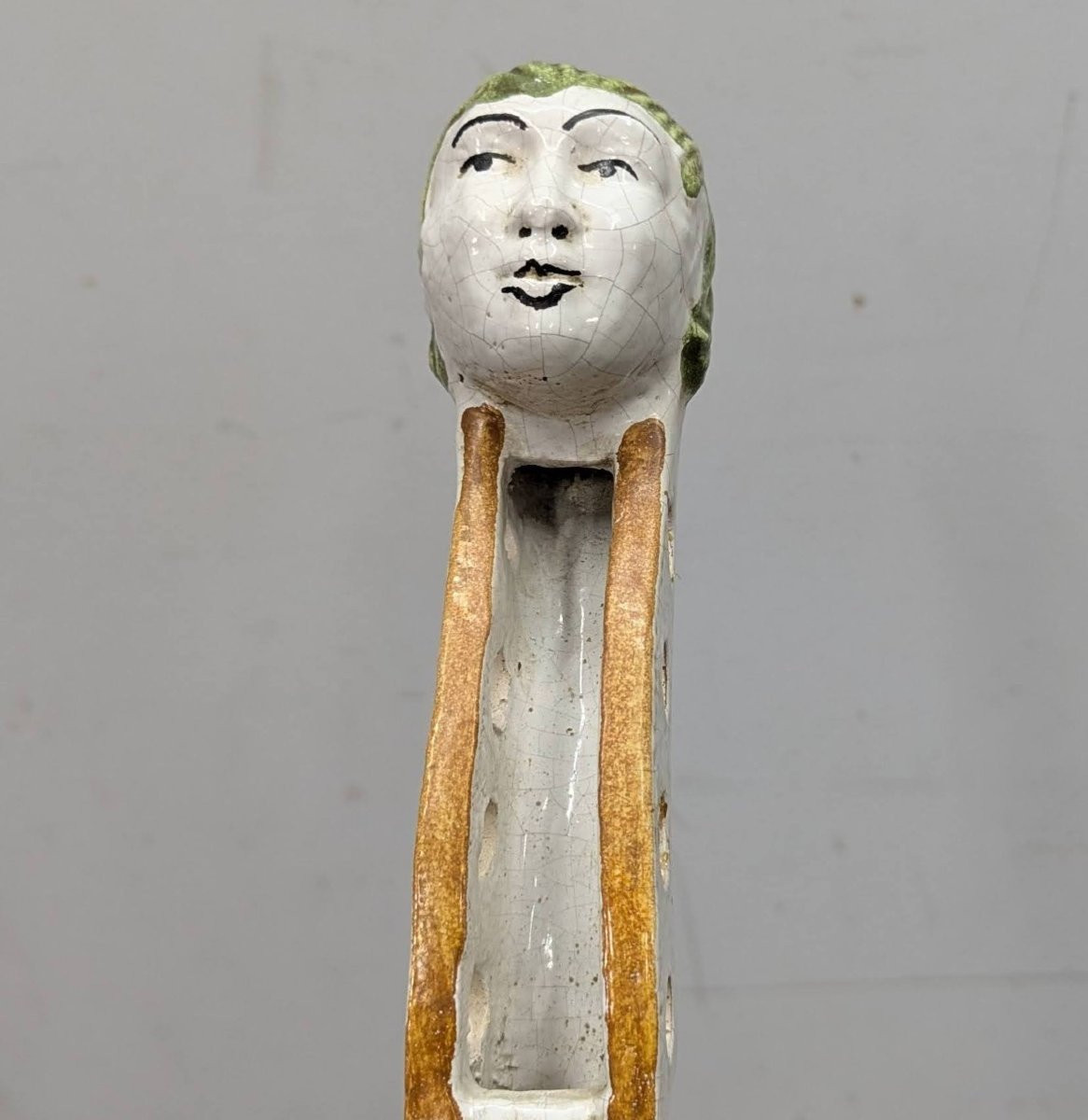 Italian Ceramic Cello Sculpture-photo-2