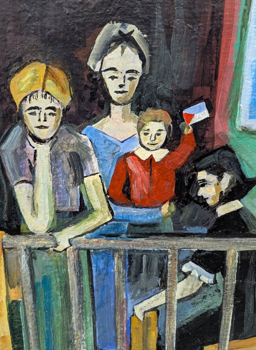 Oil On Canvas Rudolf Kundera Czech School-photo-1