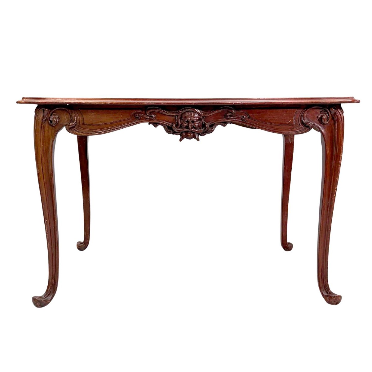 Table d'appoint époque Art nouveau décor tête d'homme