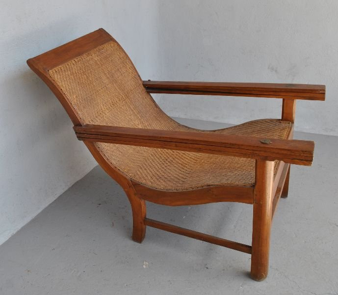 Fauteuils dit de planteurs fin XIXème (fausse paire)-photo-4