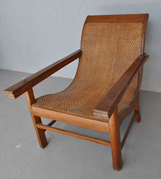 Fauteuils dit de planteurs fin XIXème (fausse paire)-photo-1