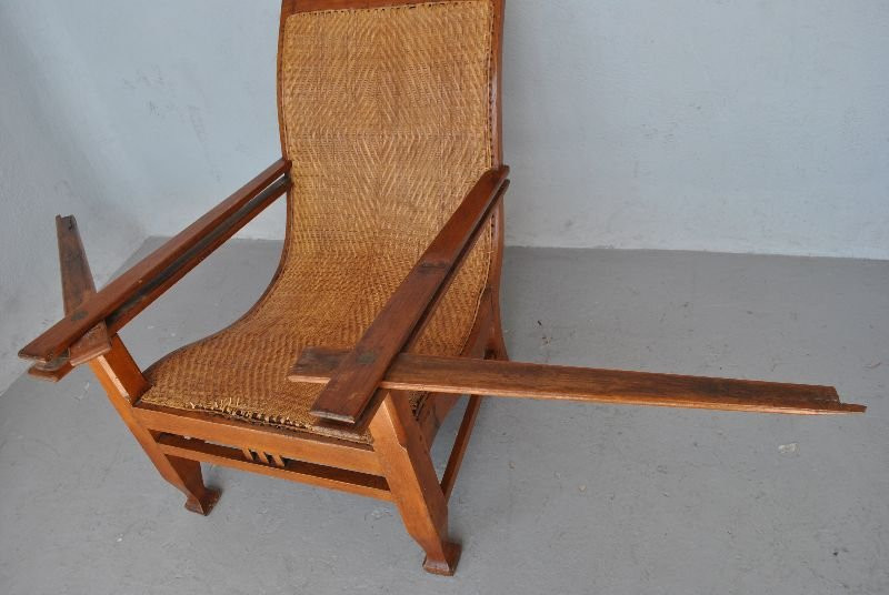Fauteuils dit de planteurs fin XIXème (fausse paire)-photo-6