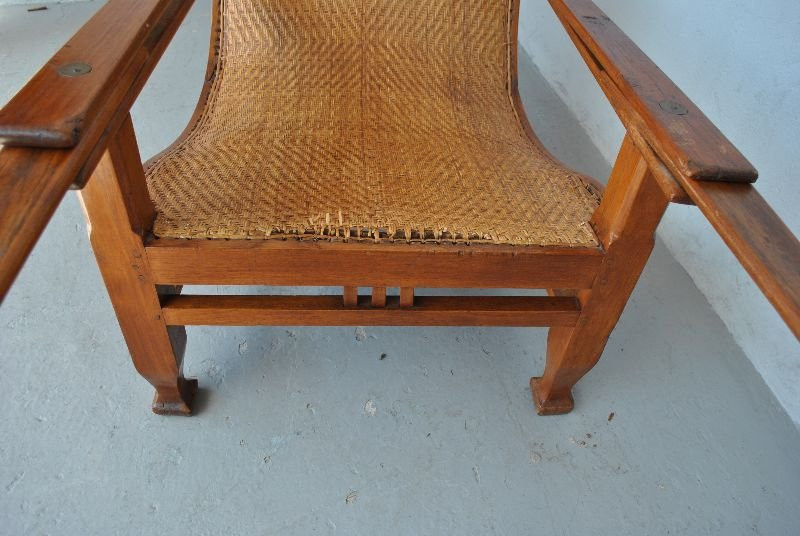 Fauteuils dit de planteurs fin XIXème (fausse paire)-photo-7