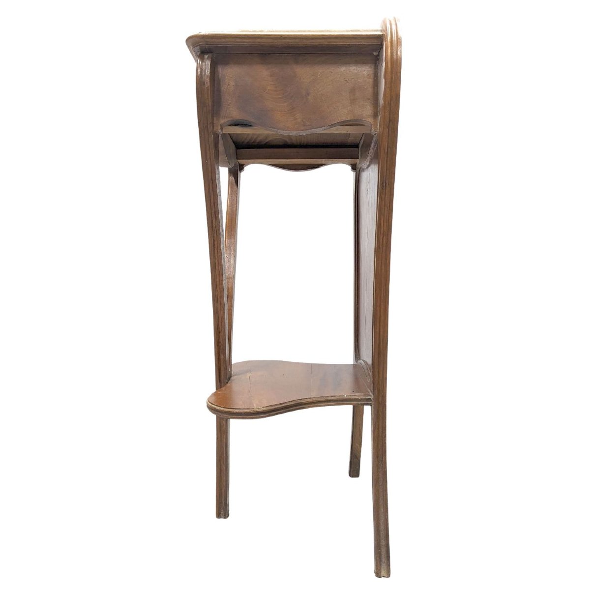 Chevet en noyer 1900 d'époque Art nouveau-photo-4