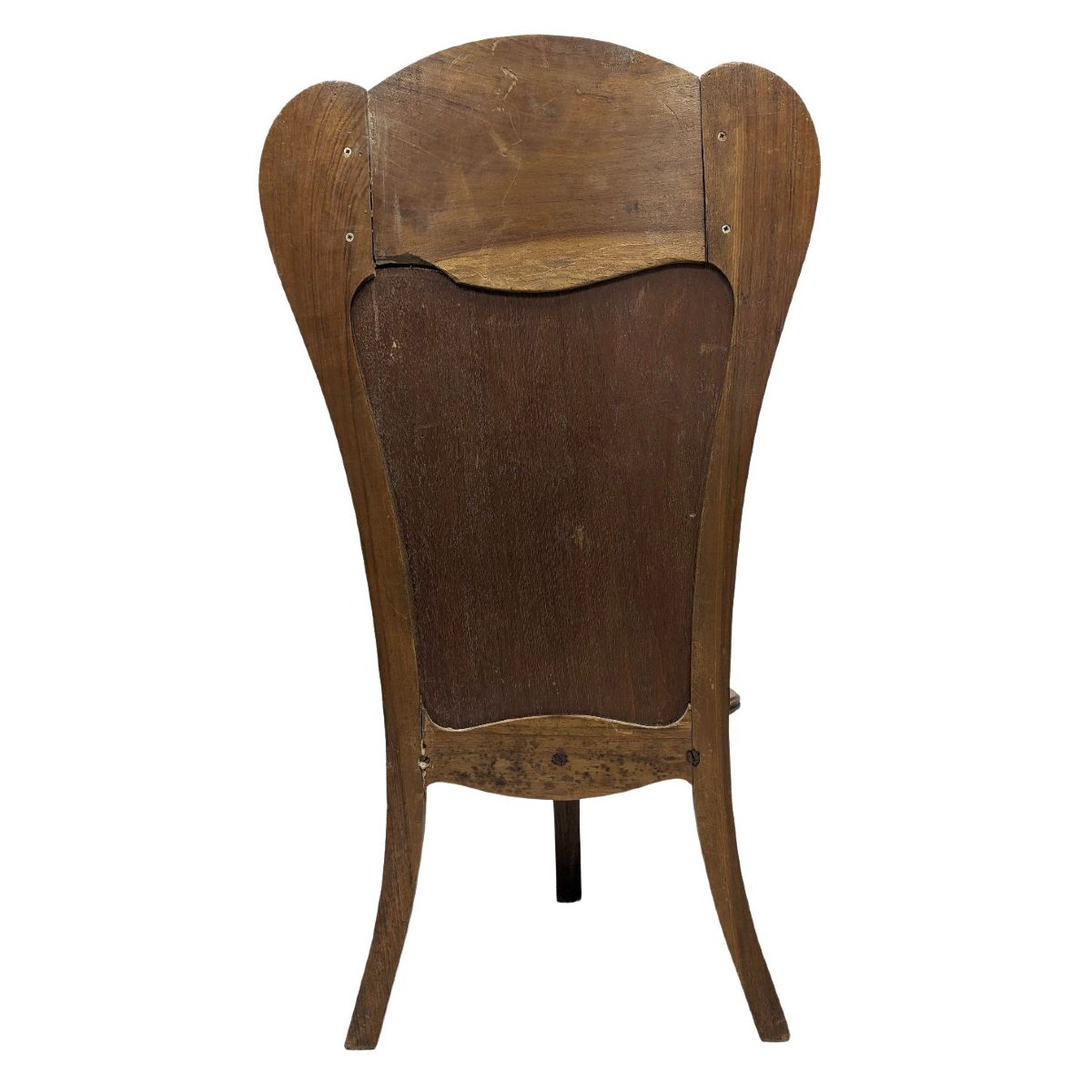 Chevet en noyer 1900 d'époque Art nouveau-photo-6