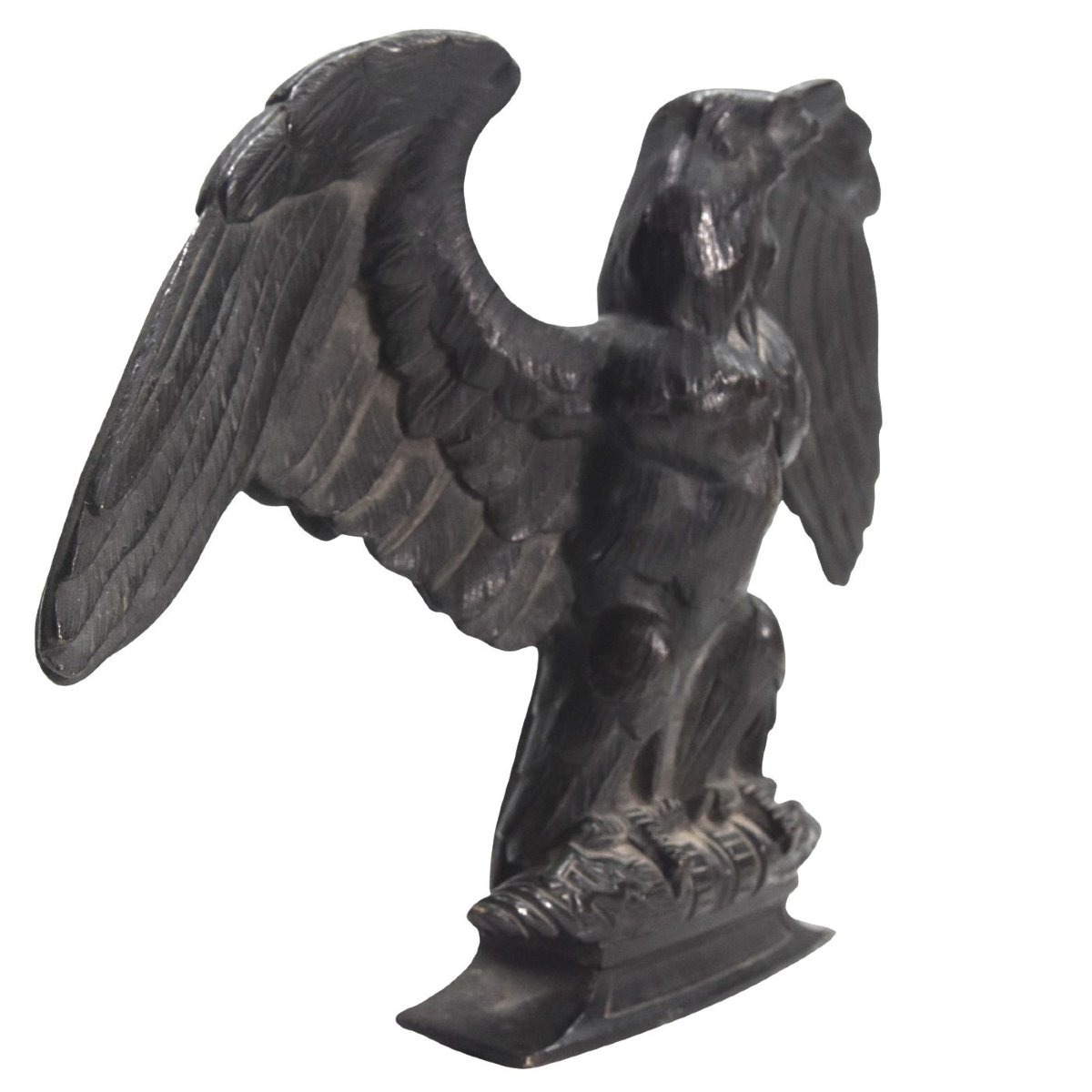 Aigle des Tuileries en bronze patiné.-photo-4